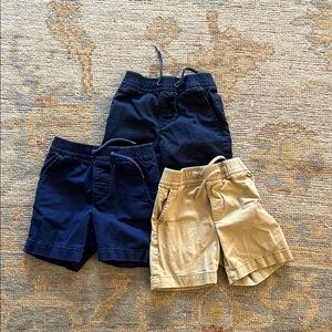 Gap Kids Navy and Tan Shorts Set